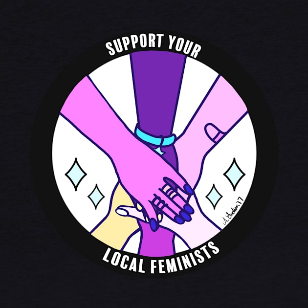 Support Feminists by alanaladsonart